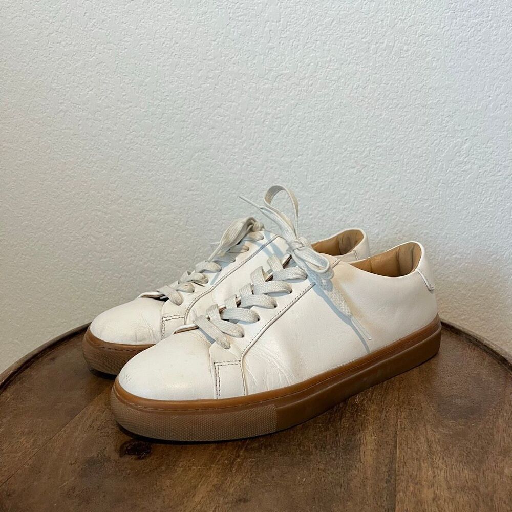 Thursday Boot Co. White Leather Legacy Everyday Gum Sole Sneakers Men's Size 9